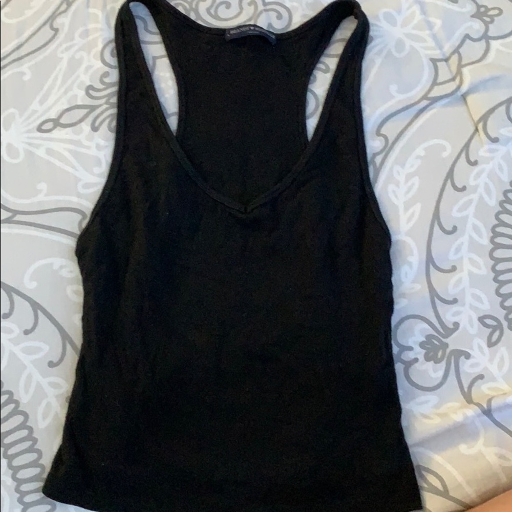 black tank top